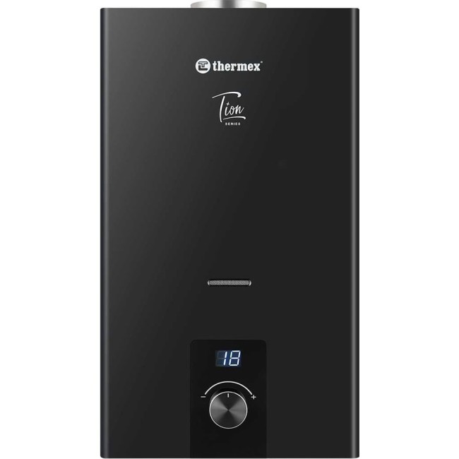Водонагреватель газовый проточный бытовой THERMEX T 20 D (Black) ЭдЭБ05002