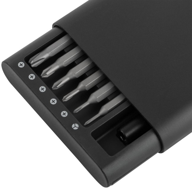 Отвертка с битами для точных работ, 24 бит сталь S2, алюминиевый кейс, Профи Отвертка с битами для точных работ, 24 бит сталь S2, алюминиевый кейс, Профи