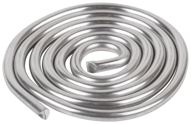 Припой ПОС 61 c канифолью, проволока диаметр 2 мм, "улитка", 10 гр.