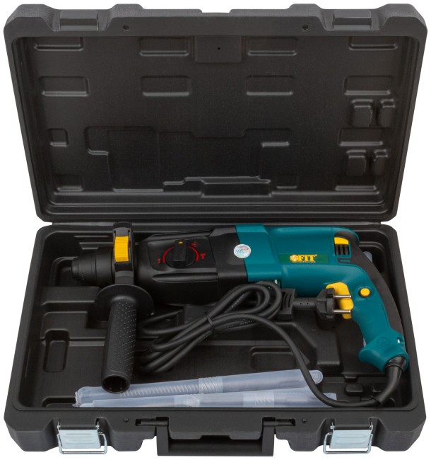 Перфоратор монтажный 800 Вт; 0-900 об/мин; 0-4000 уд/мин; 3,0 Дж; 3 реж.; SDS-plus; реверс; 2,8 кг; кейс