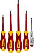 ЗУБР 5 предм, набор диэлектрических отверток, Профессионал (25265) ЗУБР 5 предм, набор диэлектрических отверток, Профессионал (25265)