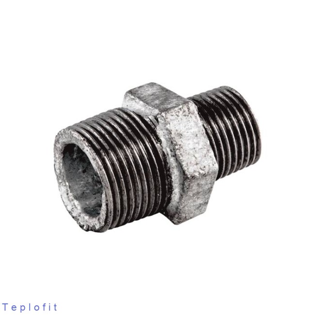 "Ниппель чуг перех оц Ду20х15 (3/4""х1/2"") НР Fittex"
