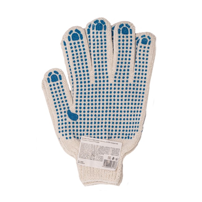 Перчатки трикотажные, с 2хПВХ точкой, 7 класс// Россия Перчатки трикотажные, с 2хПВХ точкой, 7 класс// Россия