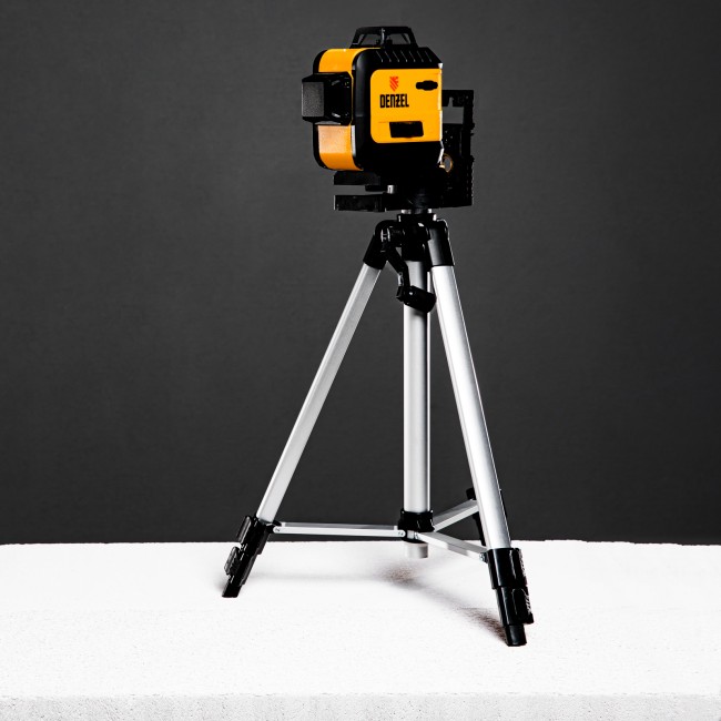 Лазерный уровень мультипризменный LX 360-2 Red, 30 м, 635 нм, аккумулятор Li 2800 мАч, резьба 5/8" Denzel