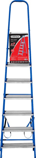 MIRAX 7 ступеней, 141 см, стальная стремянка (38800-07)