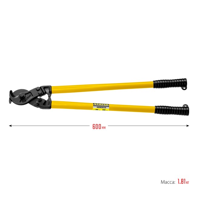 STAYER Hercules XC-30, d 30 мм, 600 мм, кабелерез, Professional (2334-60_z02)