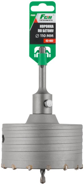 Коронка по бетону FDW, SDS-Plus, хвостовик 100 мм, 110 мм Коронка по бетону FDW, SDS-Plus, хвостовик 100 мм, 110 мм