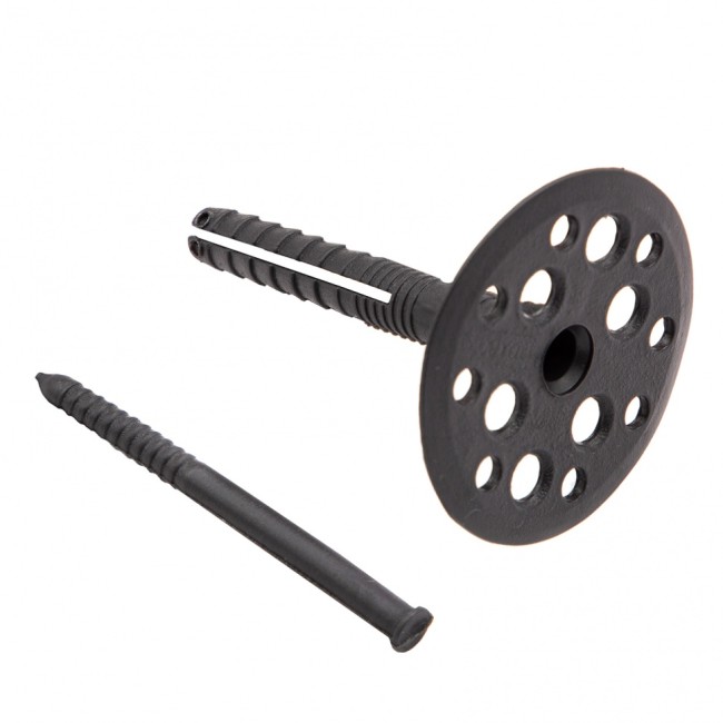 Дюбель, "Гриб" для крепления утеплителя, 80 мм, 500 шт/уп Сибртех