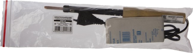 ЭПЦН Россия, 40 Вт, электропаяльник с деревянной рукояткой (55407-40) ЭПЦН Россия, 40 Вт, электропаяльник с деревянной рукояткой (55407-40)