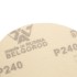 Диск шлифовальный под "липучку", KP14D, зернистость P 240, 5-Н, 125 мм, 5 шт, "БАЗ" Россия