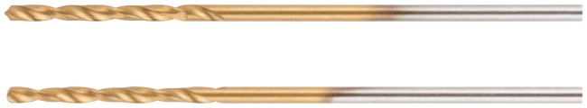 Сверла HSS по металлу, титановое покрытие, в блистере 1,0 мм (2 шт.)