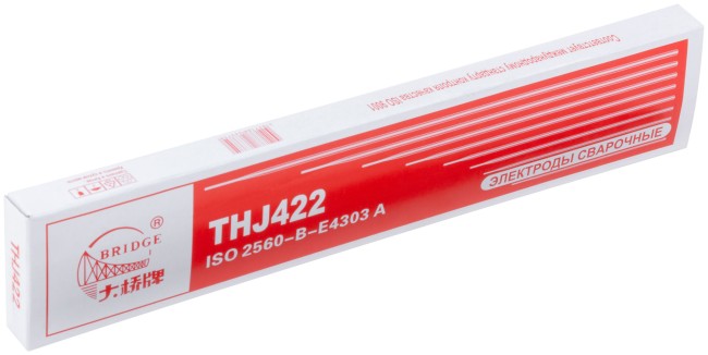 Электроды "Bridge" для низкоуглеродистых сталей 2,5 мм х 300 мм (коробка 1 кг)