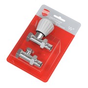 "Набор ручной регулировки радиатора Royal Thermo, прямой 1/2""" "Набор ручной регулировки радиатора Royal Thermo, прямой 1/2"""