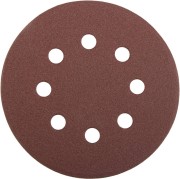 Круг STAYER ″PROFI″ из абразивной бумаги на велкро основе, 8 отв., P120, 125мм, 5шт Круг STAYER ″PROFI″ из абразивной бумаги на велкро основе, 8 отв., P120, 125мм, 5шт