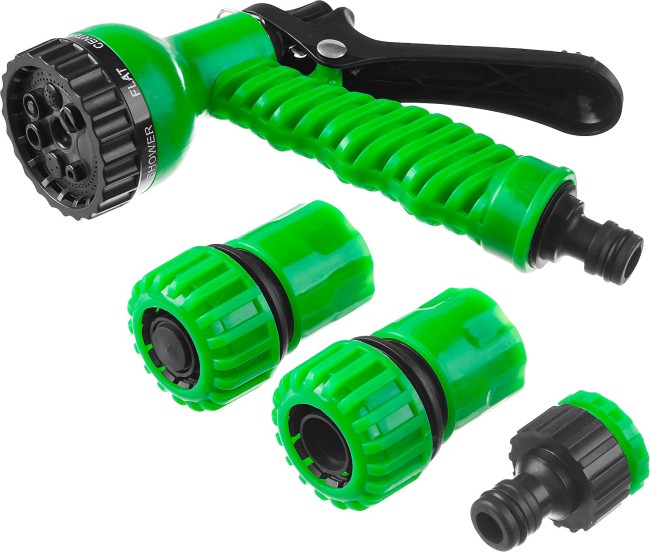 РОСТОК НП-34, 3/4″, фурнитура, пистолет с 7 режимами, поливочный набор (427369) РОСТОК НП-34, 3/4″, фурнитура, пистолет с 7 режимами, поливочный набор (427369)