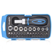 Отвертка реверсивная с набором бит и торцевыми головками, 41 шт Барс Отвертка реверсивная с набором бит и торцевыми головками, 41 шт Барс