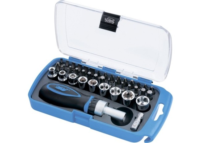 Отвертка реверсивная с набором бит и торцевыми головками, 41 шт Барс Отвертка реверсивная с набором бит и торцевыми головками, 41 шт Барс