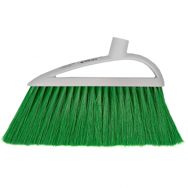 Щетка пластмассовая для подметания пола, премиум, 23 см, без черенка, салатовая щетина, Home Palisad Щетка пластмассовая для подметания пола, премиум, 23 см, без черенка, салатовая щетина, Home Palisad