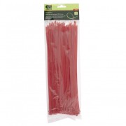 Хомуты, 300 x 3.6 мм, пластиковые, красные, 100 шт Сибртех Хомуты, 300 x 3.6 мм, пластиковые, красные, 100 шт Сибртех