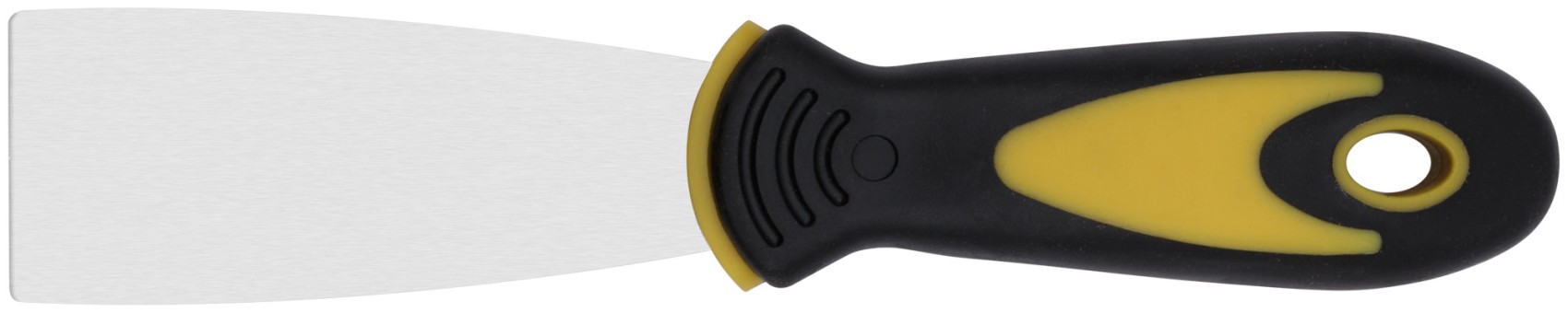 Шпатель, нерж.сталь, прорезиненная ручка 1,5" (38 мм)