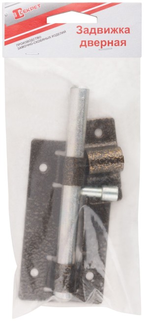 Засов накладной, медь