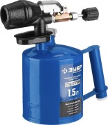 ЗУБР САМОТЛОР СМ-15, 1.5 л, чугунный эжектор, паяльная лампа, Профессионал (40650-1.5) ЗУБР САМОТЛОР СМ-15, 1.5 л, чугунный эжектор, паяльная лампа, Профессионал (40650-1.5)