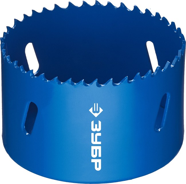 ЗУБР 70 мм, сталь Р6М5, биметаллическая коронка (29531-070) ЗУБР 70 мм, сталь Р6М5, биметаллическая коронка (29531-070)