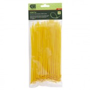 Хомуты, 200 x 3.6 мм, пластиковые, желтые, 100 шт Сибртех Хомуты, 200 x 3.6 мм, пластиковые, желтые, 100 шт Сибртех