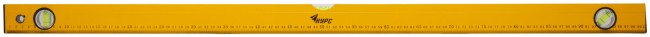Уровень "Лайт", 3 глазка, желтый корпус, шкала 1000 мм