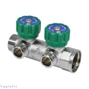 "Коллектор лат клап рег 3/4"" м/р 2в 1/2"" ПУ н/р 45мм M110 SantechSystems"
