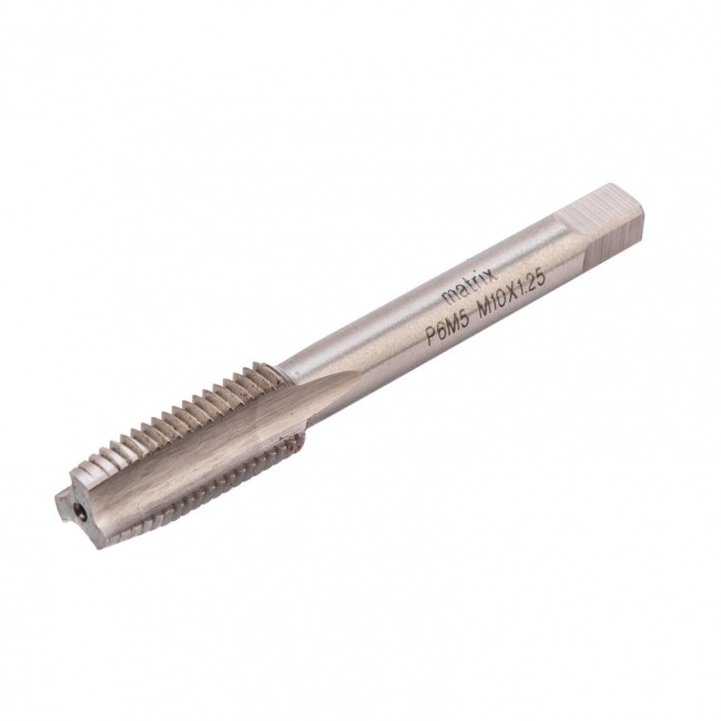 Метчик ручной М10 х 1.25 мм, Р6М5 Matrix Метчик ручной М10 х 1.25 мм, Р6М5 Matrix