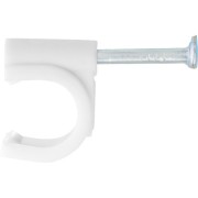 Скобы электроустановочные, 12 мм, круглый профиль, 40 шт Сибртех Скобы электроустановочные, 12 мм, круглый профиль, 40 шт Сибртех