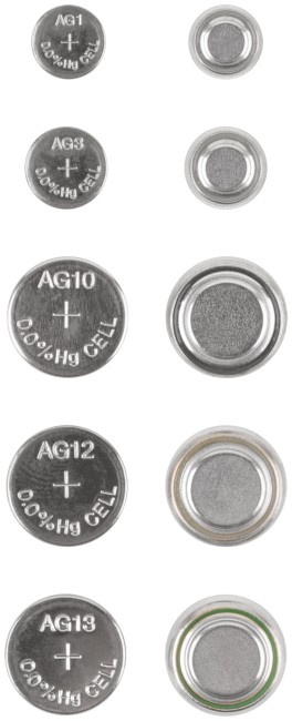 Батарейка щелочная, тип AG1*2 шт, AG3*2 шт, AG10*2 шт, AG12*2 шт, AG13*4 шт