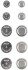Батарейка щелочная, тип AG1*2 шт, AG3*2 шт, AG10*2 шт, AG12*2 шт, AG13*4 шт