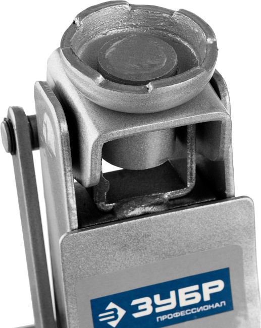 ЗУБР Т-65, 2.5 т, 90 - 360 мм, подкатной домкрат с низким подхватом и поворотной ручкой, Профессионал (43057-2.5)