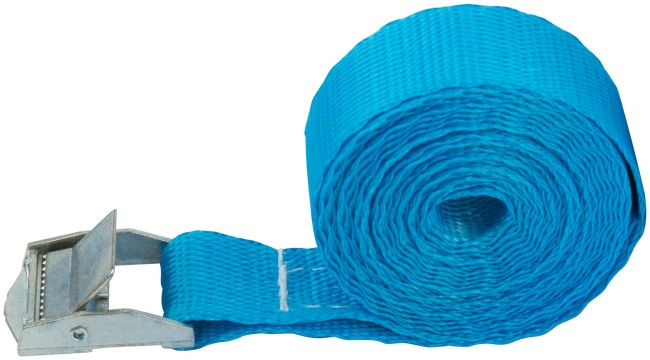 Ремень для крепления груза, пряжка с фиксатором, лента 25 мм x 2,5 м, 250 кг Ремень для крепления груза, пряжка с фиксатором, лента 25 мм x 2,5 м, 250 кг
