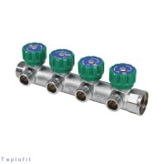 "Коллектор лат клап рег 3/4"" м/р 4в 1/2"" ПУ н/р 45мм M110 SantechSystems"