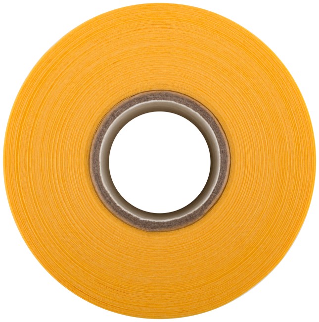 Clever Cover: укрывная пленка с золотистой малярной лентой, статически заряжена, 7 мкр., 270 см х 17 м