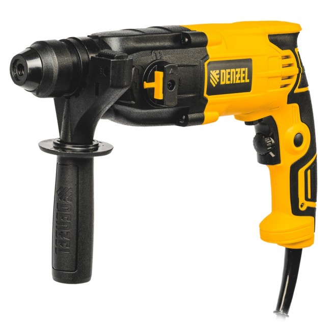Перфоратор электрический RH-650-18, SDS-plus, 650 Вт, 2.0 Дж, 3 плюс 1 режим Denzel Перфоратор электрический RH-650-18, SDS-plus, 650 Вт, 2.0 Дж, 3 плюс 1 режим Denzel