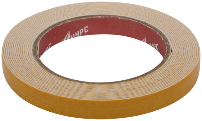 Лента монтажная клейкая на вспененной основе, белая, 12 мм х 5 м Лента монтажная клейкая на вспененной основе, белая, 12 мм х 5 м