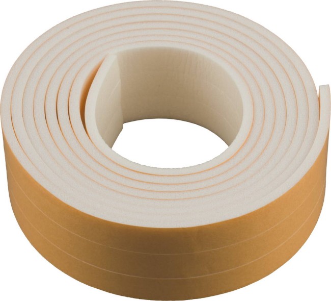 5 х 16 мм, 9 м, поролоновый, самоклеящийся уплотнитель (40901-05-16) 5 х 16 мм, 9 м, поролоновый, самоклеящийся уплотнитель (40901-05-16)