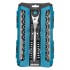 Набор торцевых головок, трещотка 120 зубьев, 1/2",3/8”, CrV, 36 предметов Gross