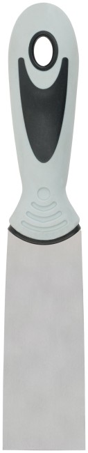 Шпатель, нерж.сталь, прорезиненная ручка  40 мм