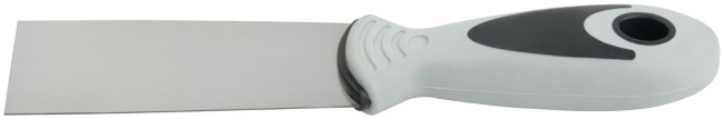 Шпатель, нерж.сталь, прорезиненная ручка  40 мм