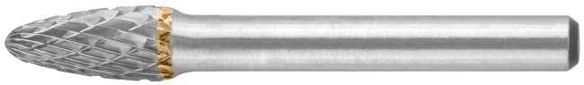 Шарошка карбидная, штифт 6 мм, тип "F", параболическая  8х18х63 мм