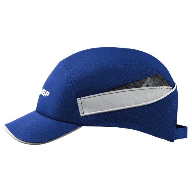 ЗУБР БИНОМ, синяя, ударопрочный корпус, козырёк 55 мм, размер от 54 до 59 см, защитная каскетка, Профессионал (11095)