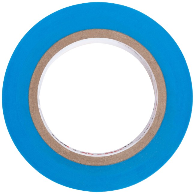 Изолента ПВХ самозатухающая WILLMARK  19 мм х 0,16 мм х 10 м  ( синяя )