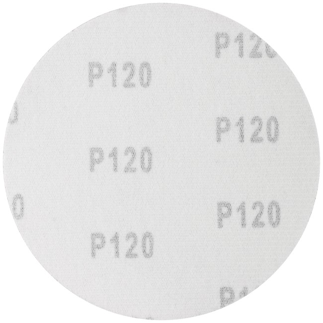Круги абразивные шлифовальные на ворсовой основе под "липучку" ( Р120, 125 мм, 5шт.), Cutop Profi
