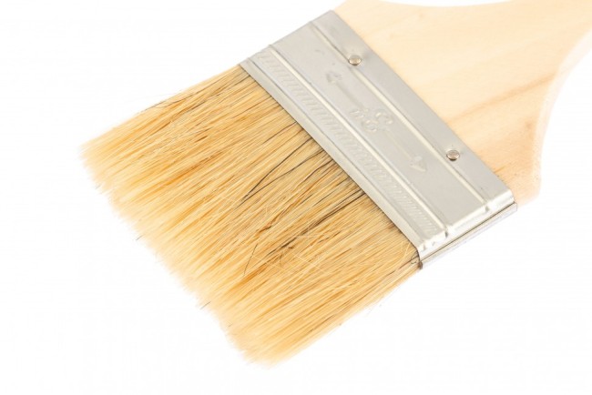 Кисть плоская Slimline 3" (75 мм), натуральная щетина, деревянная ручка Sparta Кисть плоская Slimline 3" (75 мм), натуральная щетина, деревянная ручка Sparta