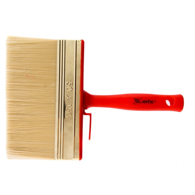 Кисть-ракля, 50 х 150 мм, искусственная щетина, пластмассовый корпус, пластмассовая ручка MTX Кисть-ракля, 50 х 150 мм, искусственная щетина, пластмассовый корпус, пластмассовая ручка MTX